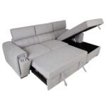 Kampinė sofa-lova ODELIA RC, pilka - Image 7