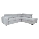 Kampinė sofa-lova ODELIA-2 RC, pilka