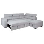 Kampinė sofa-lova ODELIA-2 RC, pilka - Image 4