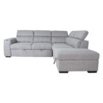 Kampinė sofa-lova ODELIA-2 RC, pilka - Image 6