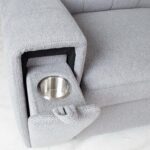 Kampinė sofa-lova ODELIA-2 RC, pilka - Image 7