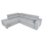 Kampinė sofa-lova ODELIA-2 LC, pilka - Image 3