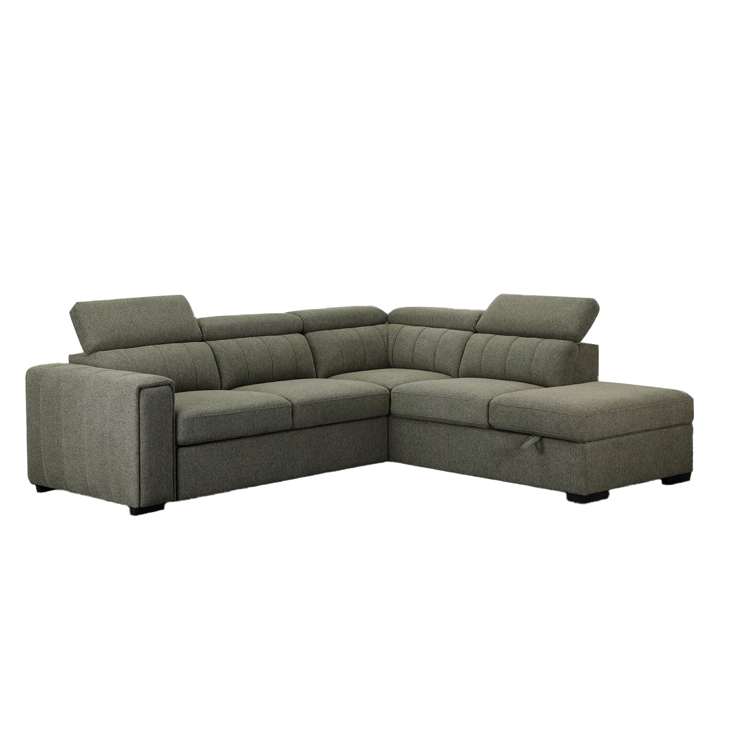 42829 Kampinė sofa-lova ODELIA-2 RC, šviesiai žalia - Image 1