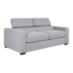 Sofa-lova KINGSTON 3 vietų 198x96xH76/94cm, pilka