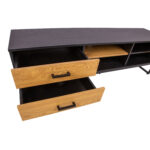 TV staliukas AMSTERDAM 160x40xH50cm, ąžuolas/juoda - Image 6