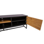 TV staliukas AMSTERDAM 160x40xH50cm, ąžuolas/juoda - Image 7