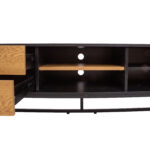 TV staliukas AMSTERDAM 160x40xH50cm, ąžuolas/juoda - Image 8