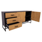 Šoninė lenta AMSTERDAM 160x40xH75cm - Image 4