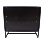 Šoninė lenta AMSTERDAM 80x40xH75cm, ąžuolas/juoda - Image 5