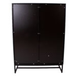 Komoda AMSTERDAM 100x40xH140cm, ąžuolas/juoda - Image 8