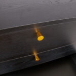 Komoda LUXEMBOURG 80x40xH90cm, juoda - Image 5