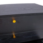 Komoda LUXEMBOURG 80x40xH90cm, juoda - Image 6