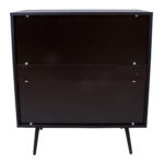 Komoda LUXEMBOURG 80x40xH90cm, juoda - Image 7