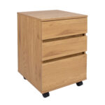 Stalčių dėžė GEORGIA 40x40xH62cm, ąžuolas