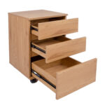 Stalčių dėžė GEORGIA 40x40xH62cm, ąžuolas - Image 2