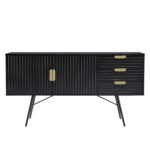 Komoda PIXAR 150x40xH80cm, juoda - Image 2