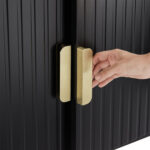 Komoda PIXAR 150x40xH80cm, juoda - Image 5