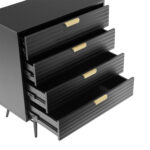 Komoda PIXAR 80x40xH90cm, juoda - Image 7