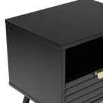 Naktinis staliukas PIXAR 45x35xH50cm, juodas - Image 4