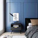 Naktinis staliukas PIXAR 45x35xH50cm, juodas - Image 9