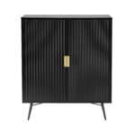 Spintelė PIXAR 100x40xH115cm, juoda - Image 2