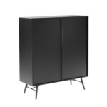 Spintelė PIXAR 100x40xH115cm, juoda - Image 9