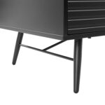 Spinta PIXAR 100x56xH175cm, juoda - Image 6