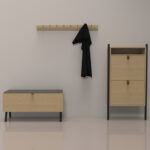 Batų spinta AALBORG 55,6x26xH91,5cm, ąžuolas - Image 12