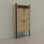 Batų spinta AALBORG 55,6x26xH91,5cm, ąžuolas - Image 13