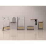 Veidrodis AALBORG su savimi 92x15xH93cm, ąžuolas - Image 11