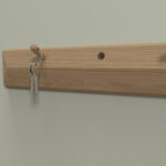 Sieninis stovas AALBORG 100×2,3xH8,3cm, ąžuolas - Image 2