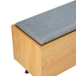 Prieškambario suolas AALBORG 90x32xH46cm, ąžuolas - Image 4