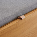 Drabužių lentyna AALBORG su suoliuku 97x32xH180cm, ąžuolas - Image 5