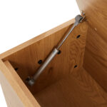 Drabužių lentyna AALBORG su suoliuku 97x32xH180cm, ąžuolas - Image 6