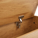 Drabužių lentyna AALBORG su suoliuku 97x32xH180cm, ąžuolas - Image 8