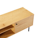 TV staliukas LINE 150x40xH50cm, melaminas su ąžuolo žieve - Image 7