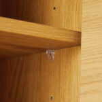 Spintelė LINE 150x40xH74cm, melaminas su ąžuolo žieve - Image 7