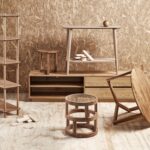 TV staliukas SACHA 180x40xH43cm, melaminas su ąžuolo žieve - Image 13