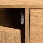 Šoninė lenta SACHA 160x40xH74cm, melaminas su ąžuolo žieve - Image 4