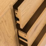 Šoninė lenta SACHA 160x40xH74cm, melaminas su ąžuolo žieve - Image 8