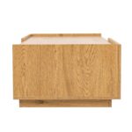 Kavos staliukas SACHA 120x60xH35cm, melaminas su ąžuolo žieve - Image 4