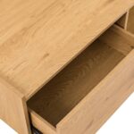 Kavos staliukas SACHA 120x60xH35cm, melaminas su ąžuolo žieve - Image 5