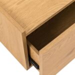 Kavos staliukas SACHA 120x60xH35cm, melaminas su ąžuolo žieve - Image 8