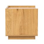 Naktinis staliukas SACHA 50x40xH40cm, melaminas su ąžuolo žieve - Image 4