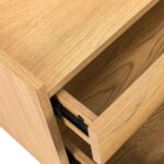 Naktinis staliukas SACHA 50x40xH40cm, melaminas su ąžuolo žieve - Image 5