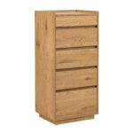 Šoninė lenta SACHA 50x40xH109cm, melaminas su ąžuolo žieve