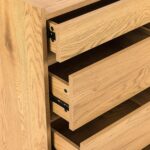 Šoninė lenta SACHA 50x40xH109cm, melaminas su ąžuolo žieve - Image 5