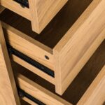 Šoninė lenta SACHA 50x40xH109cm, melaminas su ąžuolo žieve - Image 8