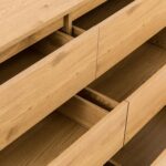 Šoninė lenta SACHA 120x40xH80cm, melaminas su ąžuolo žieve - Image 6