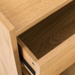 Šoninė lenta SACHA 120x40xH80cm, melaminas su ąžuolo žieve - Image 7